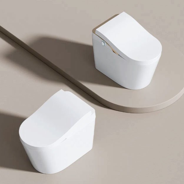 Luxury One Piece Smart Toilet with Heated Seat, UV Sterilization & Auto Flush | AIDIBATH 9018A - Image 2