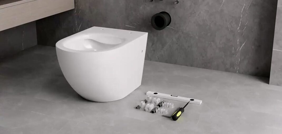 wall hung toilet installation