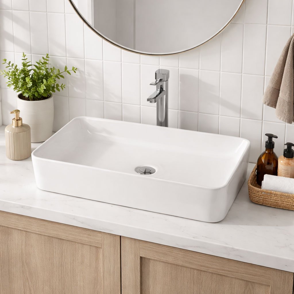 ceramic countertop basin