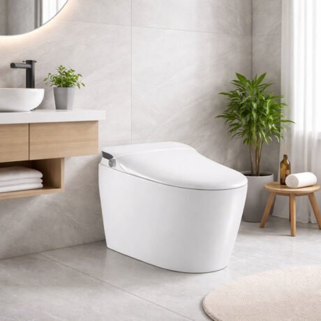 Intelligent One Piece Toilet with Smart Bidet
