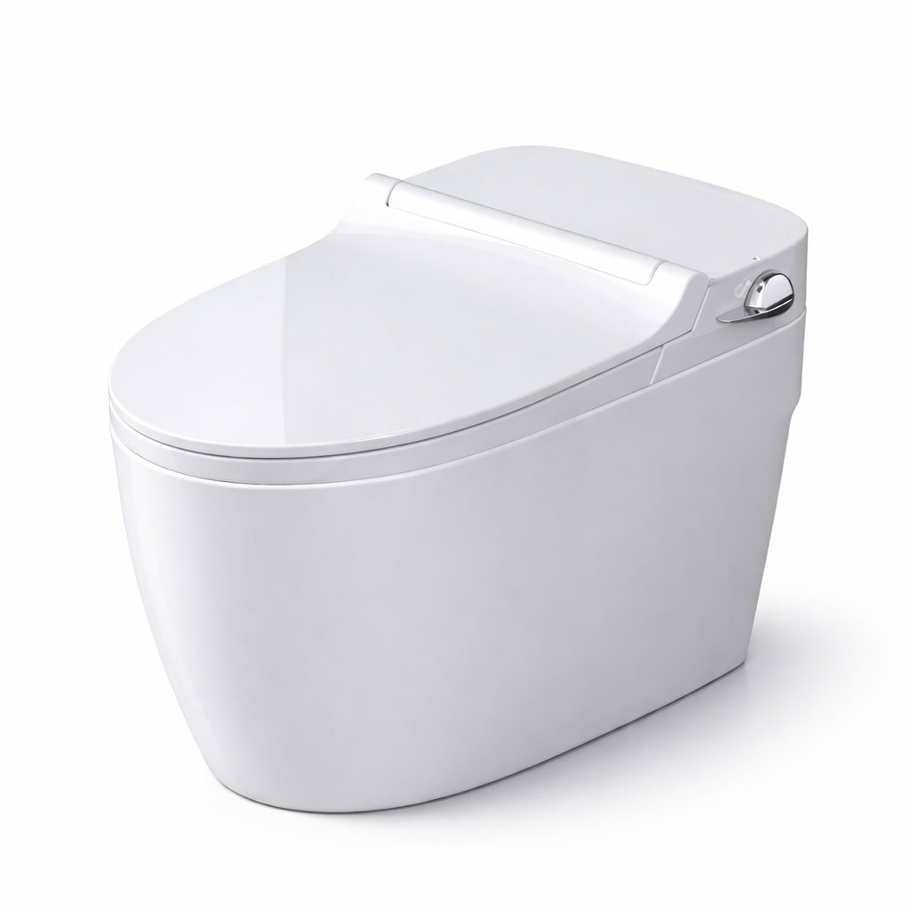 Jet Siphon Smart Toilet with Automatic Flush | One Piece Ceramic WC for Europe & South America
