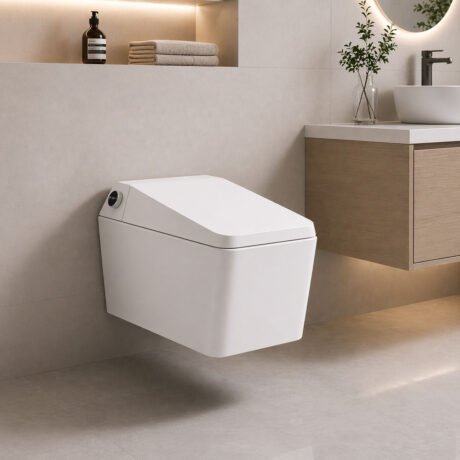 Wall Hung Intelligent Toilet with Heated Seat & Bidet