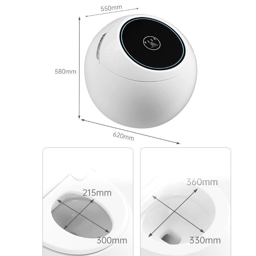 remote control smart toilet