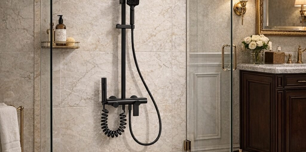 thermostatic shower system