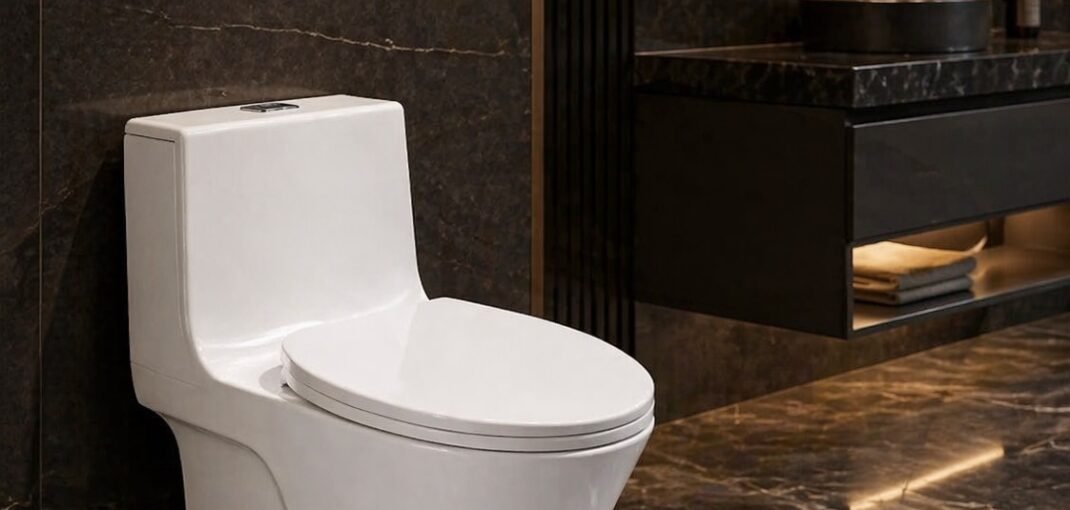 a Siphonic One Piece Toilet