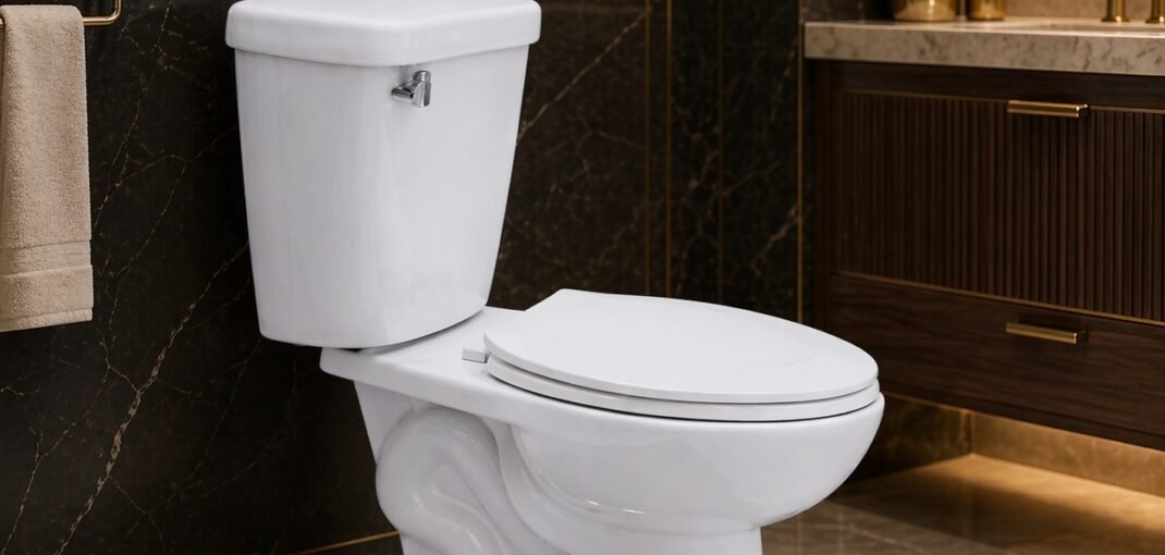 Siphon Flushing Two Piece Toilet