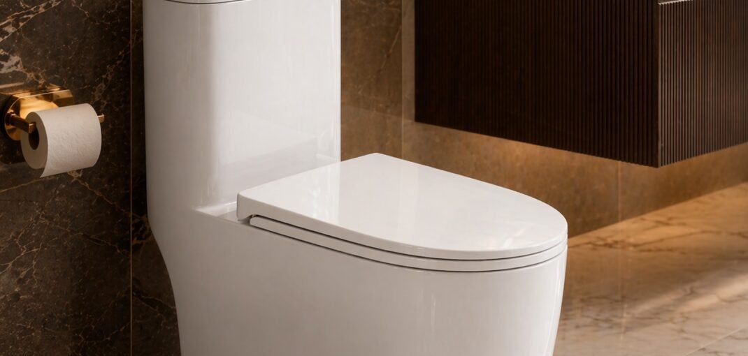 one piece siphonic toilet