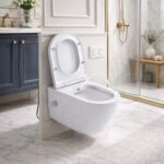Rimless Wall Hung Toilet with Bidet Function