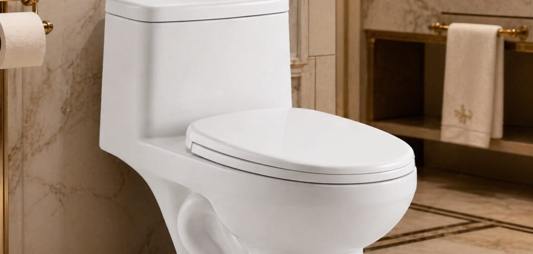 modern one piece toilet