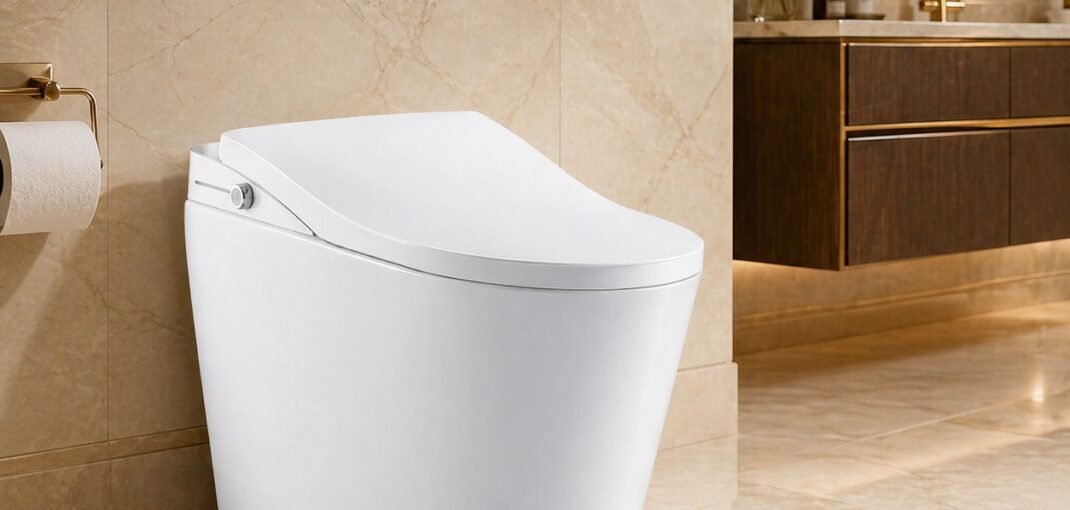 intelligent one piece toilet