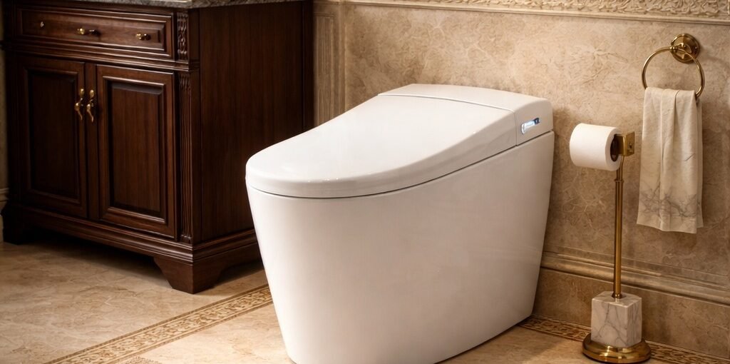 One Piece Smart Toilet