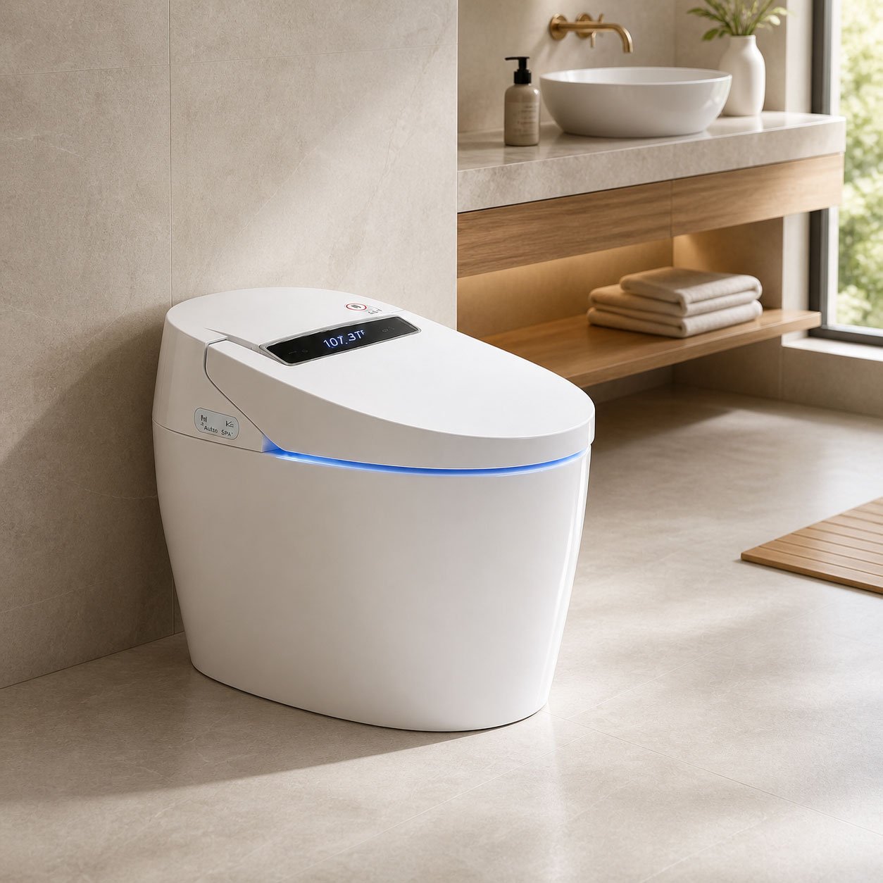 Customizable-Intelligent-Toilet--Floor-Mounted-Smart-Toilet-with-Night-Light-&-Dual-Flush-2