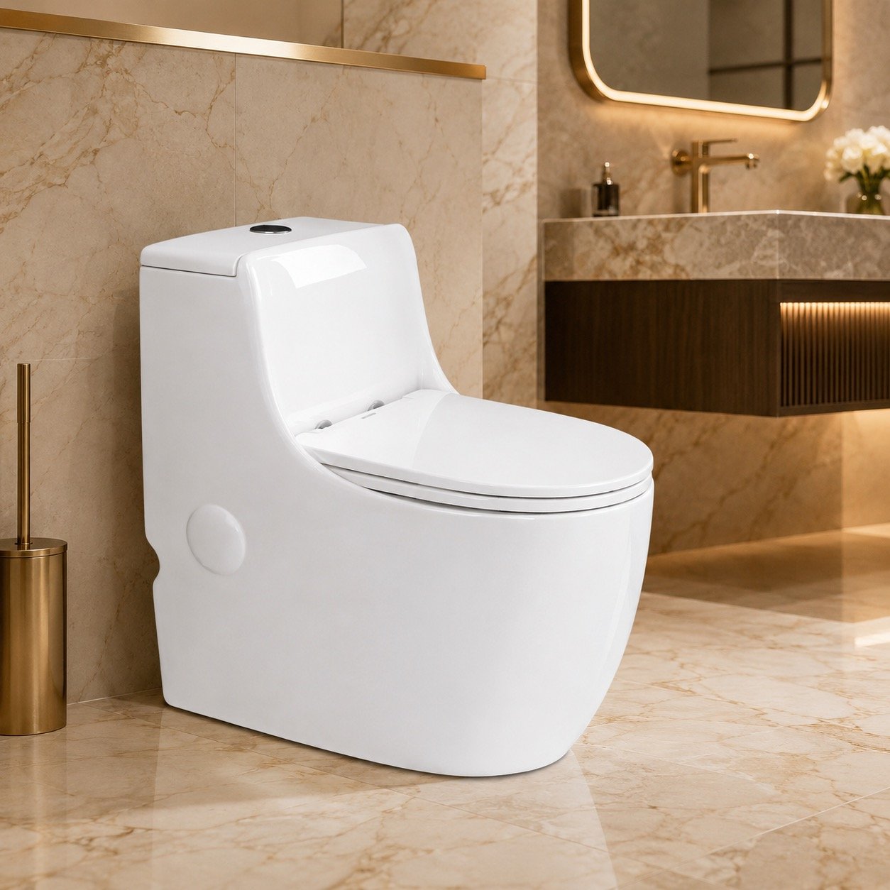 CE certified one piece toilet