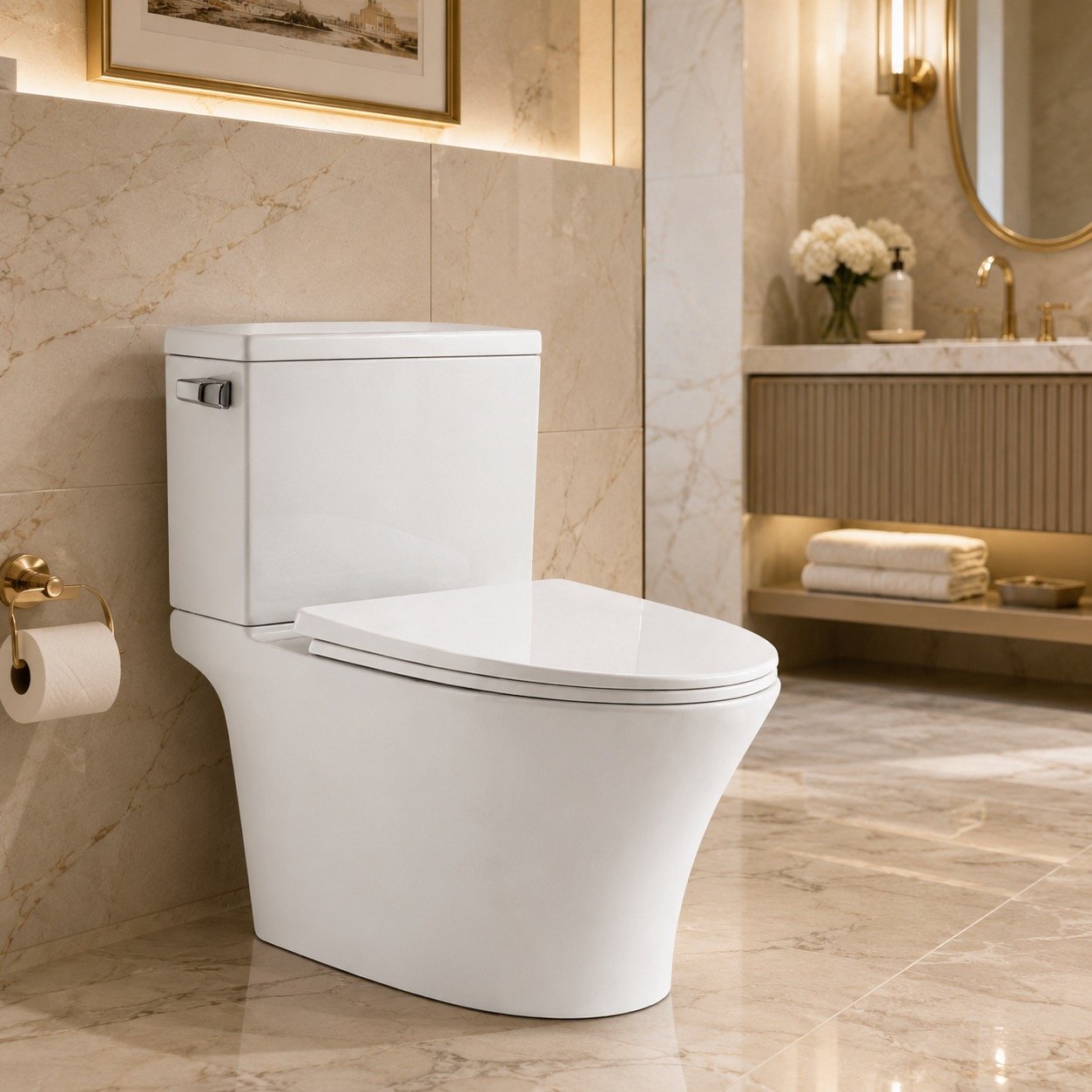 siphonic toilet