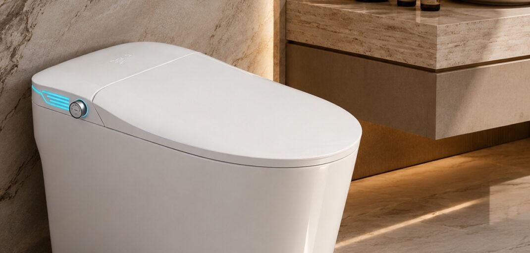  CE Certified Smart Dual Flush One Piece Toilet