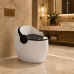 Egg Shaped One Piece Toilet