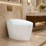Egg Shaped Smart Toilet