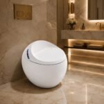 egg shaped smart toilet