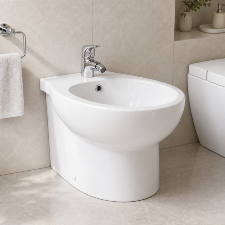 ceramic floorstanding bidet