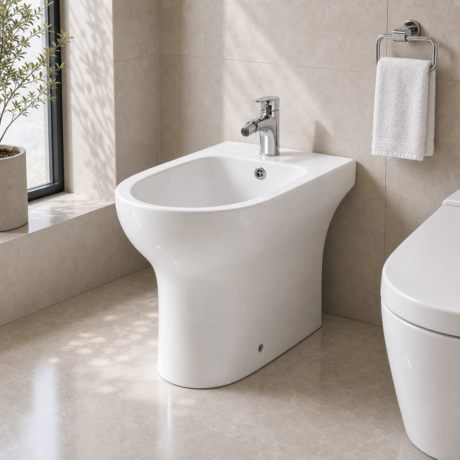 floorstanding ceramic bidet