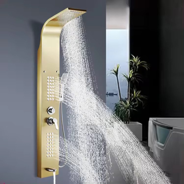 Luxury Stainless Steel LED Shower Panel - Image 2