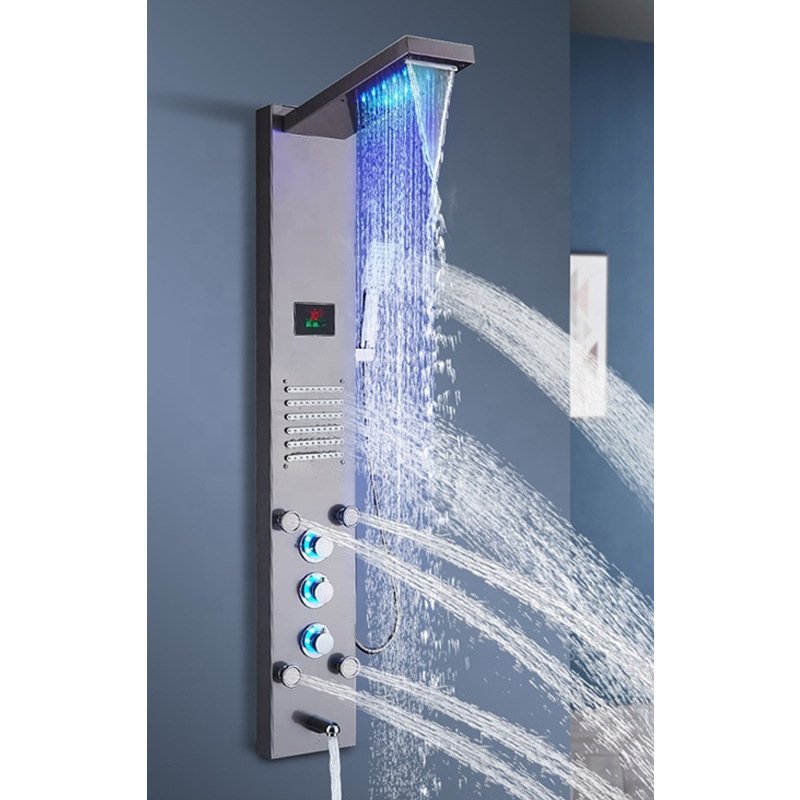 Luxury Stainless Steel LED Shower Panel - Image 3