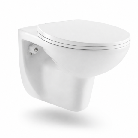 Factory Direct Rimless Wall-Hung Toilet Easy-Clean Wall Mounted WC with Steel Frame