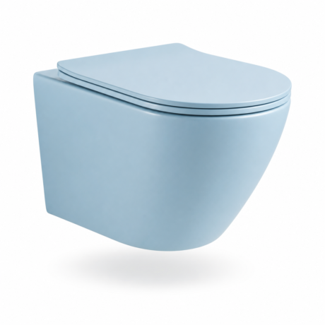Factory Direct Matte Black Wall Hung Toilet Rimless Ceramic WC for Hotels & Projects