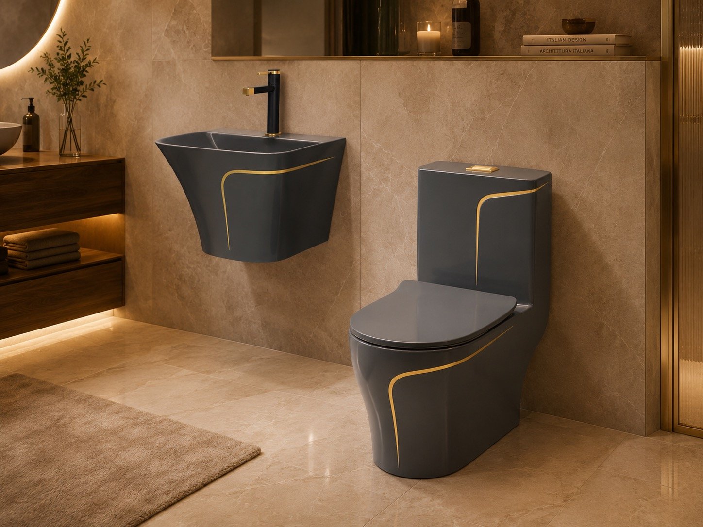 One Piece Siphonic Toilet
