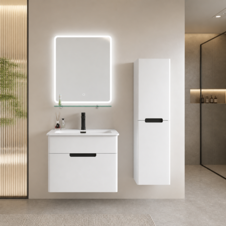 Wall Mounted Bathroom Vanity Set