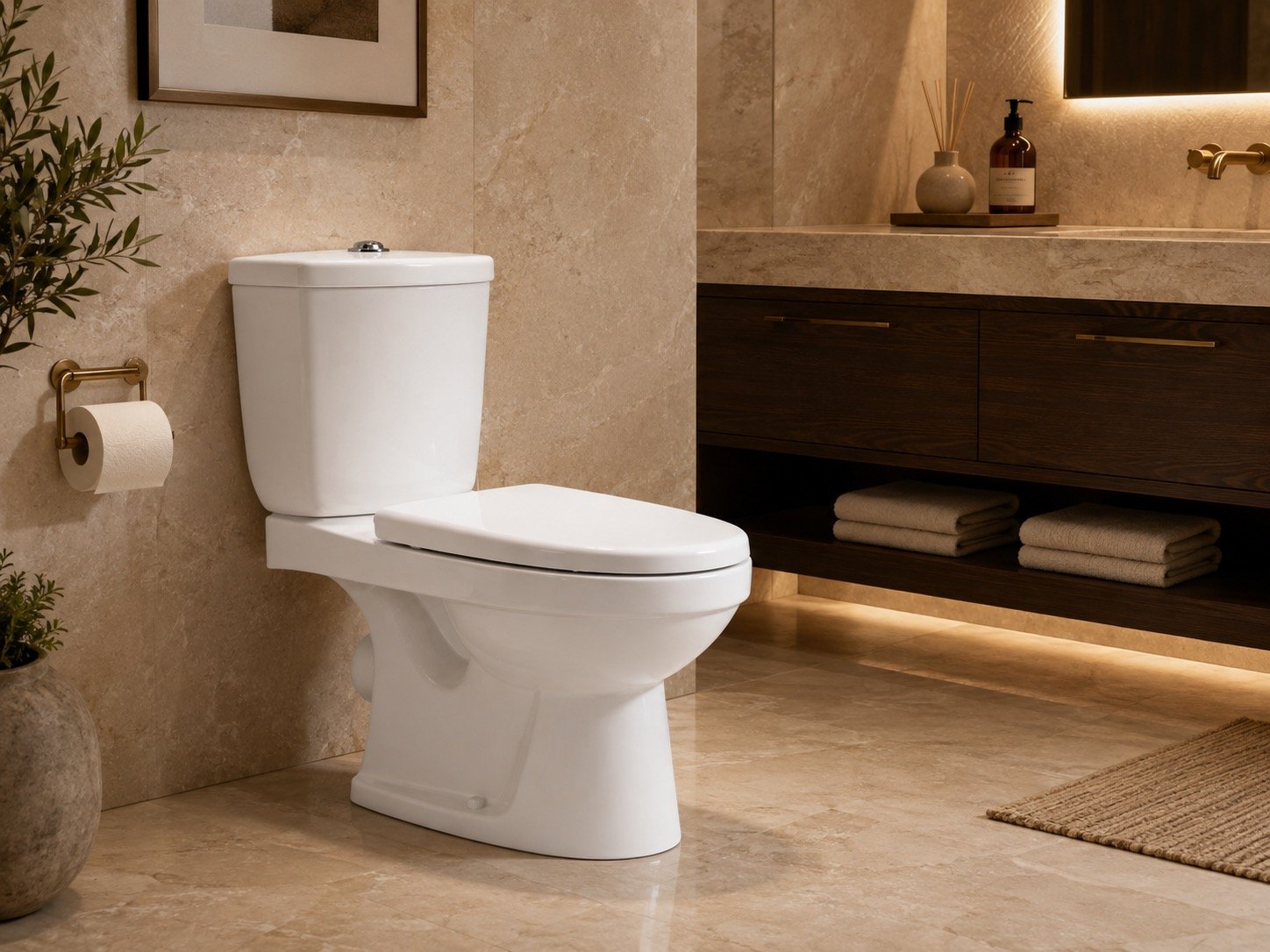 Dual Flush Ceramic Toilet