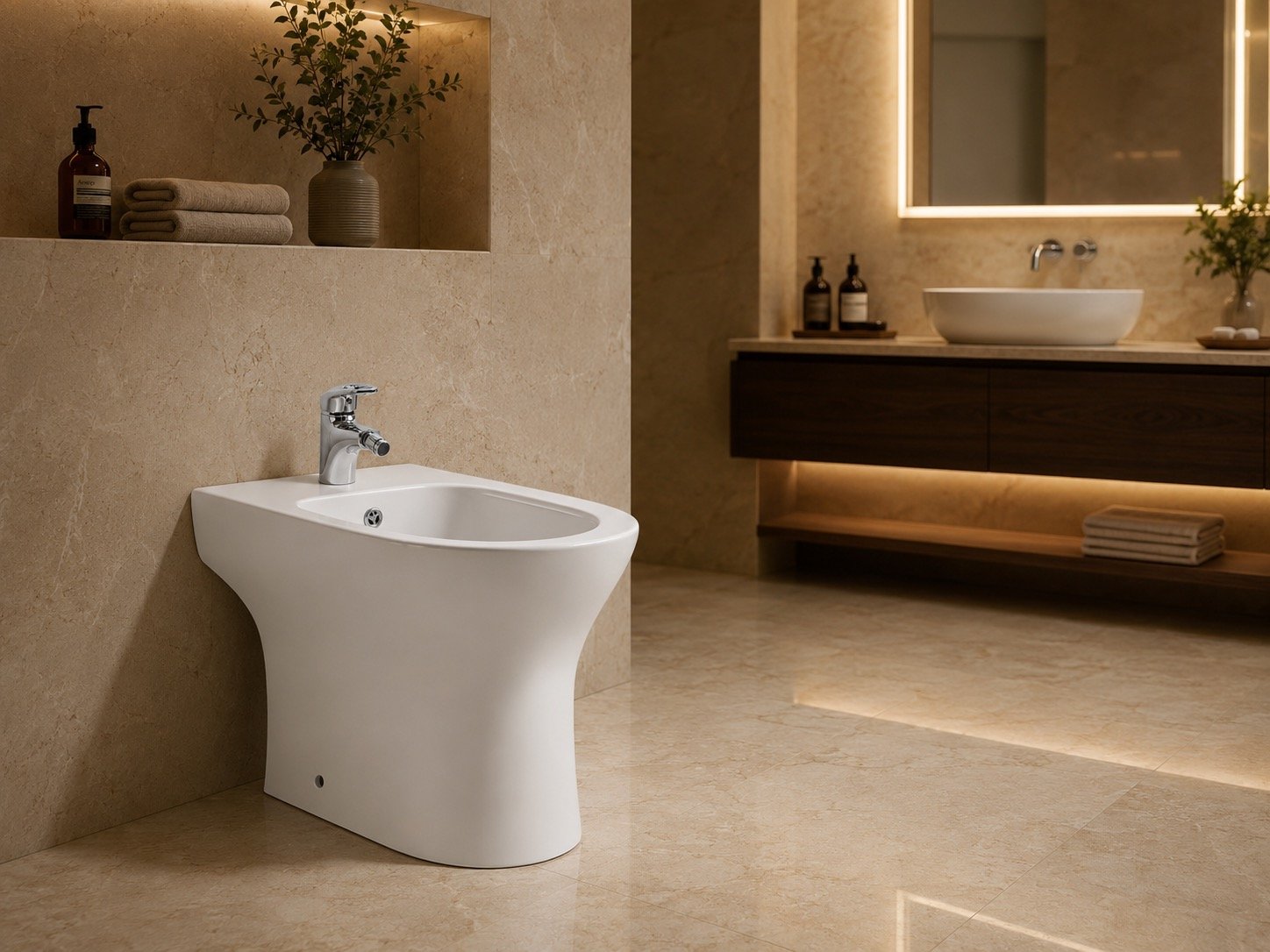 Floorstanding Ceramic Bidet