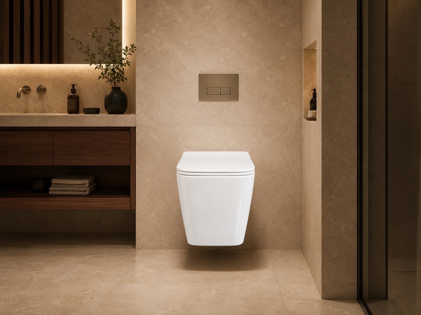 Dual Flush Wall Mounted Toilet